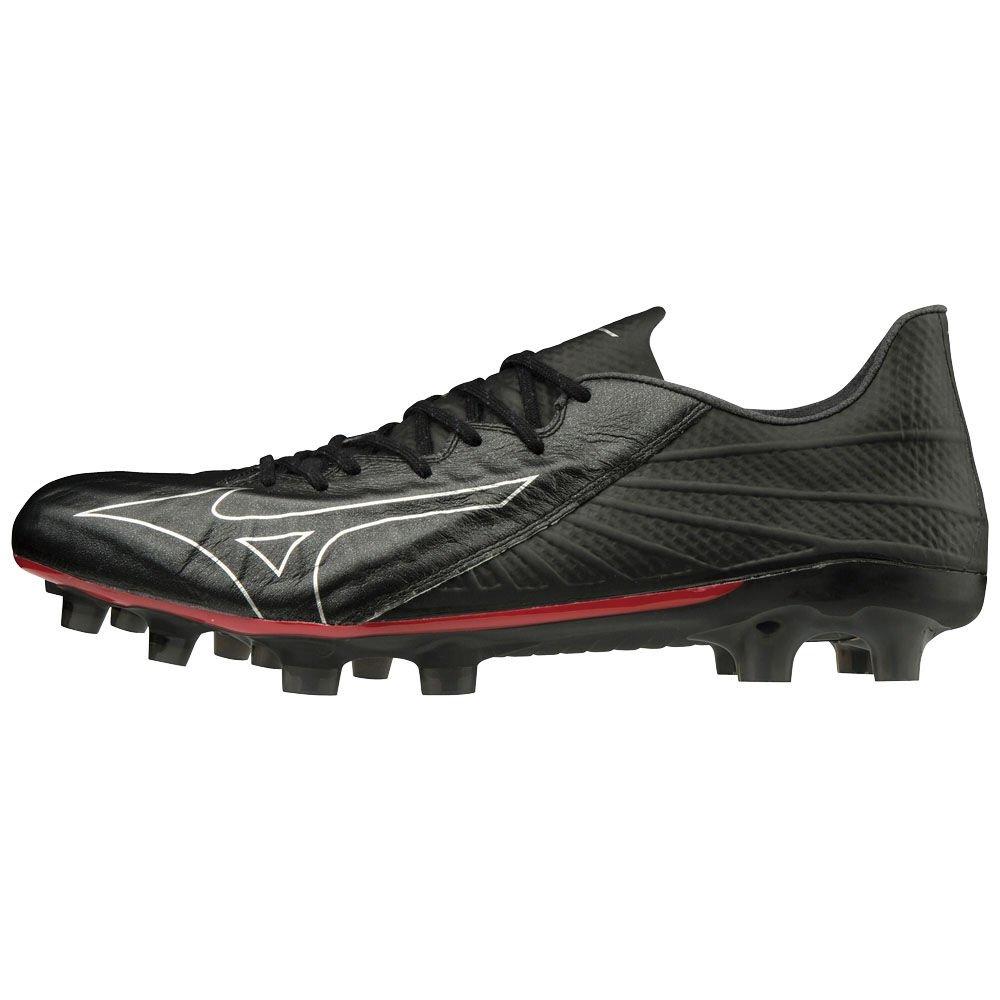 Mizuno Men's Football Boots Black/Silver REBULA 3 JAPAN Shoes - P1GA196904